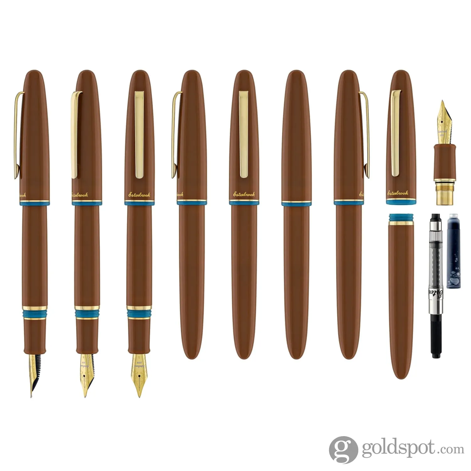 Esterbrook Estie Back to the Lands Regular Fountain Pen in Incredible Rock with Gold Trim